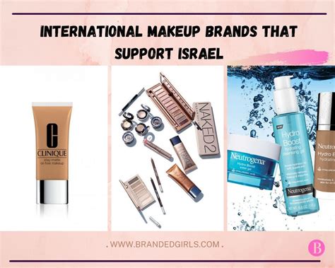 19 International Makeup Brands that Support Israel in 2024.